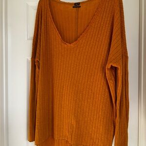 Urban Outfitters Mustard Off-the-Shoulder
